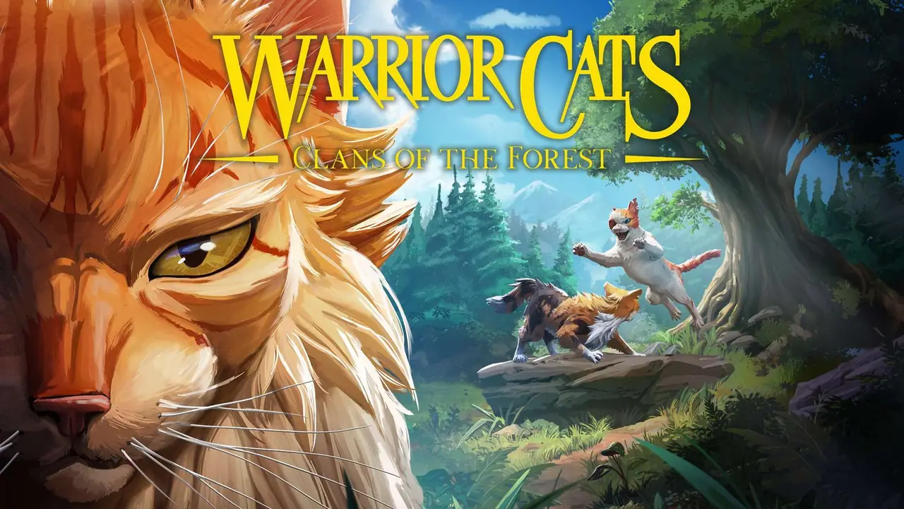 Nintendo store cover art for Warrior Cats: Clans of the Forest
